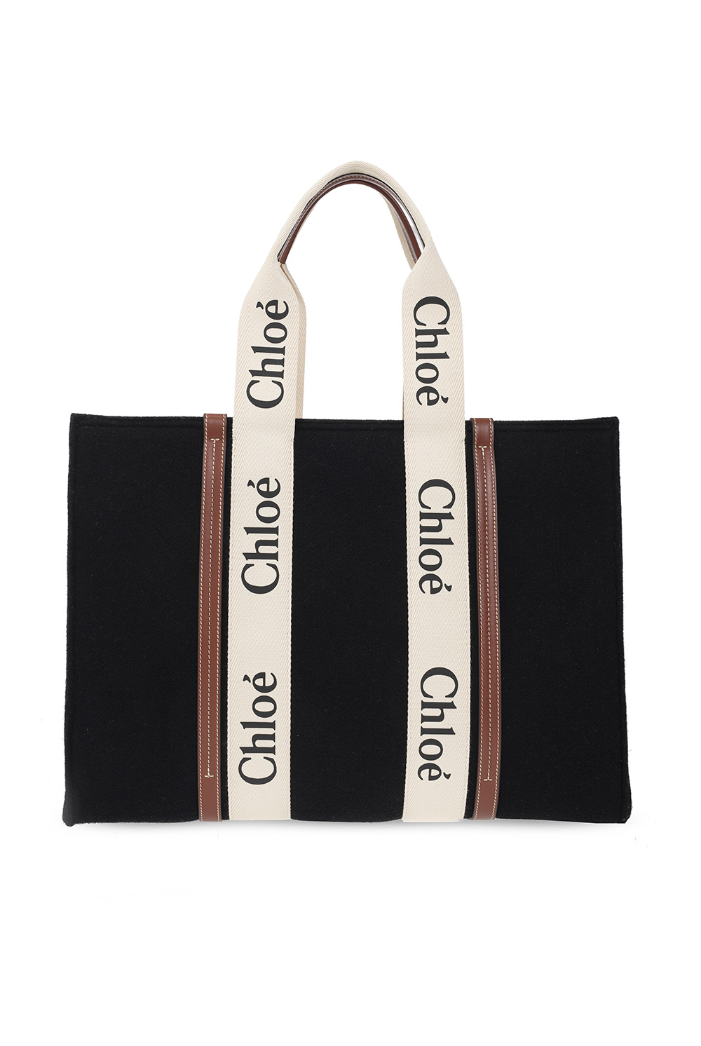 【関税込み】CHLOE WOODY' LARGE SHOPPING BAG Chloé Large Woody Tote Bag In Linen | Chloé US